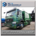 Right hand drive 12 m3 HOWO 4x2 refuse compactor truck 6 wheels garbage truck